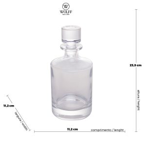 Garrafa de cristal 850 ml