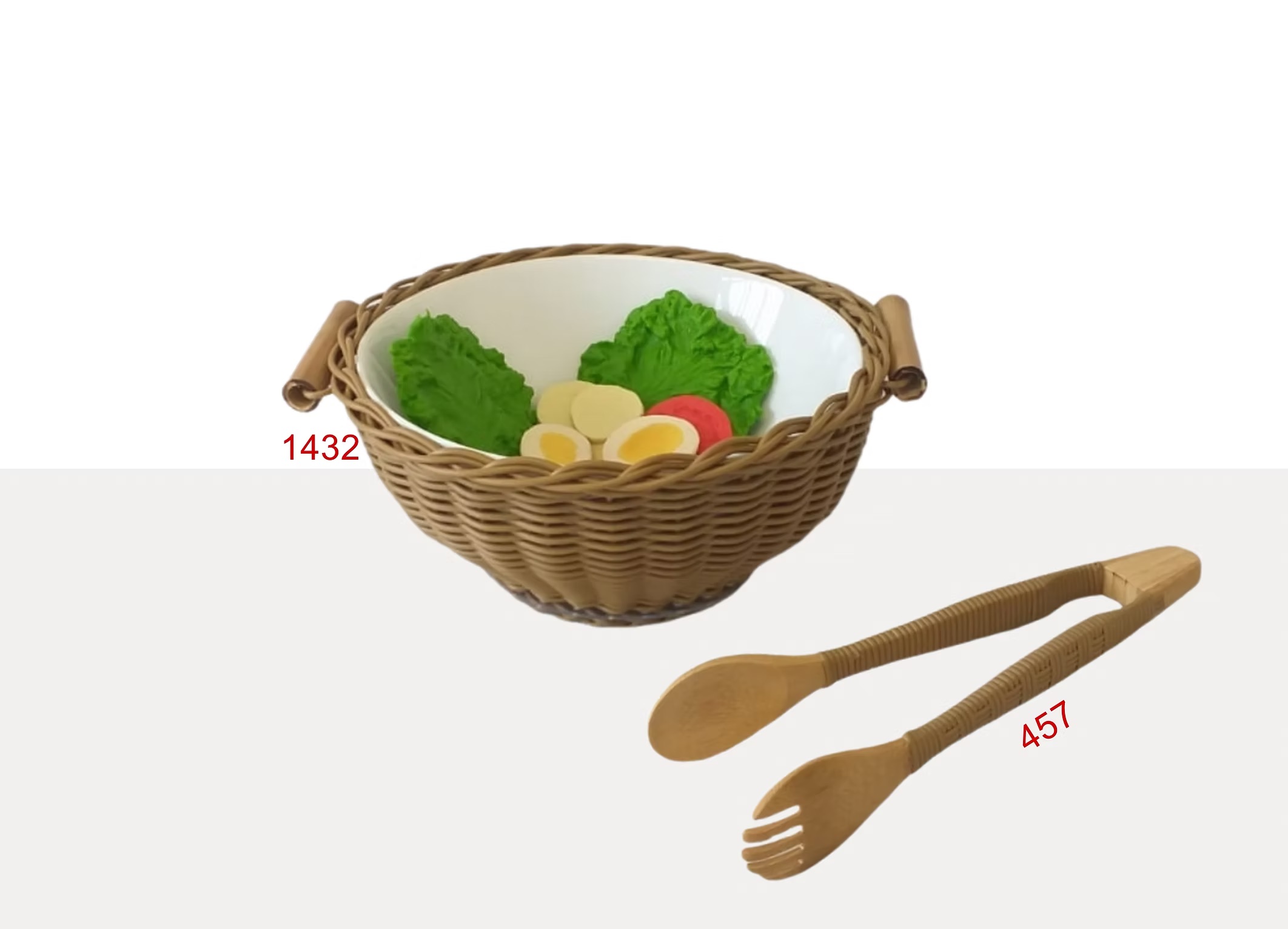 Pegador de Salada de Madeira - Imagem 2